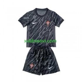 Portugal Golmanski Gostujući Dječji Nogometni Dres Euro 2024